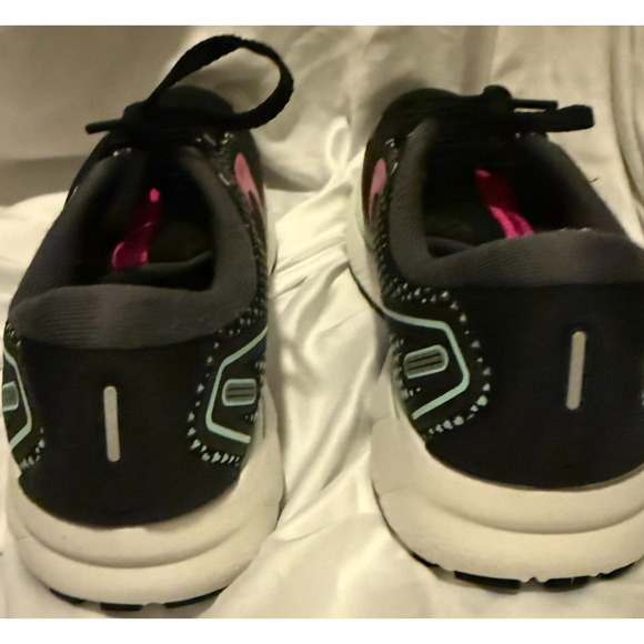 Brooks Ghost 14 Women’s Running Shoes Black Pink Casual Cushion Support Size 9 - Picture 8 of 12